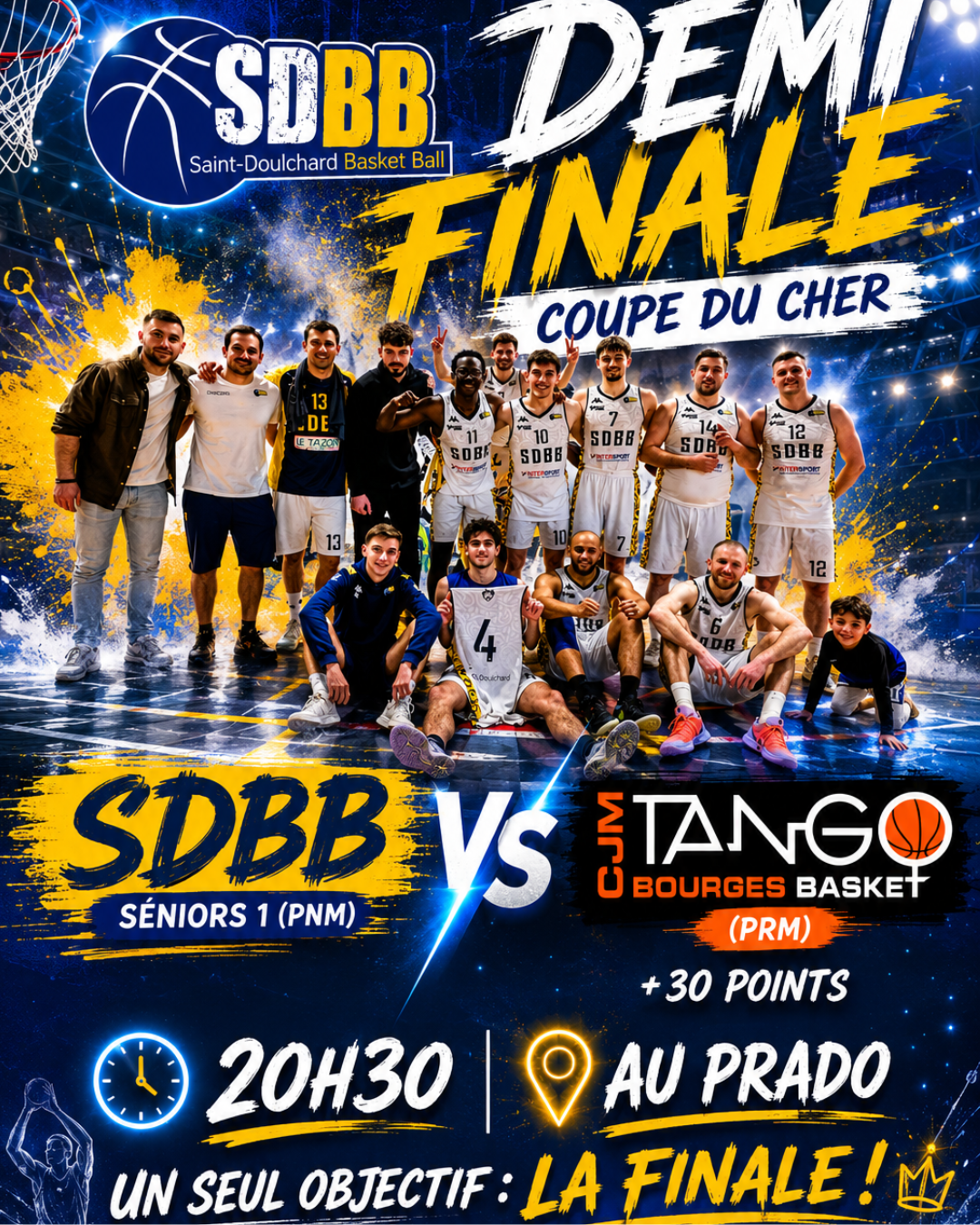 basket en marchant